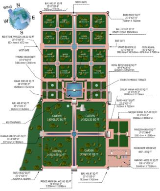 Master Plan of Existing Shalimar Garden